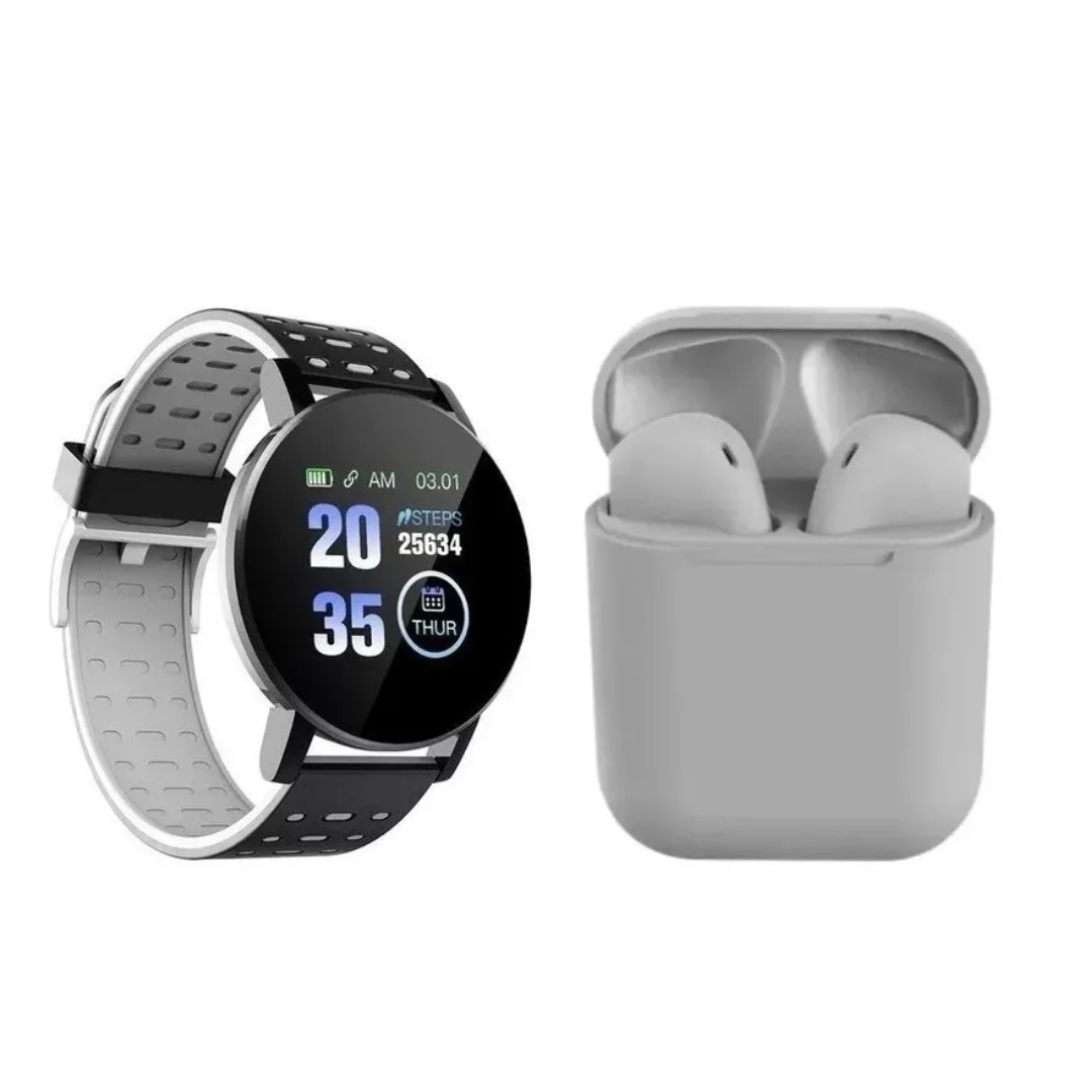 Combo Reloj 119+audif i12+ Hand Grip 5